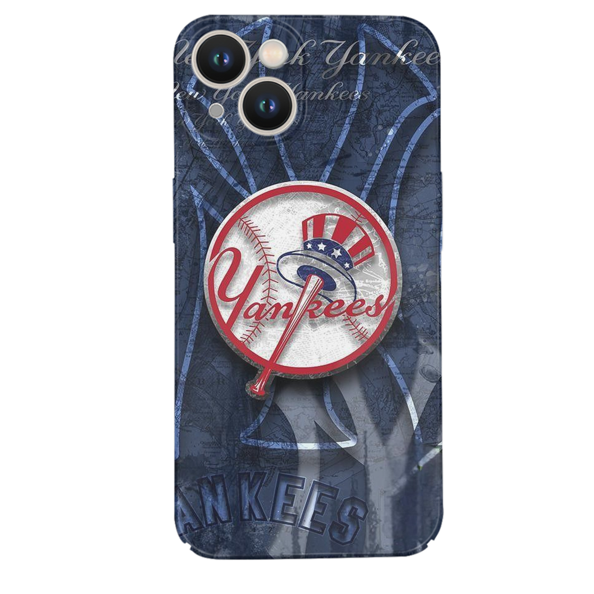 New York Yankees 190 IPhone 14 Series Full-Cover Hard Case – Shockproof With Raised Camera Protection – Precise Cutouts, Wireless Charging Compatible – Durable, Anti-Yellowing, Easy To Clean